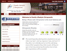Tablet Screenshot of moseslakechiropractor.com